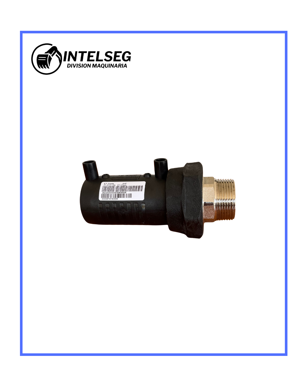 CODO EF 90° TRANSICION EF HE HDPE - Imagen 1